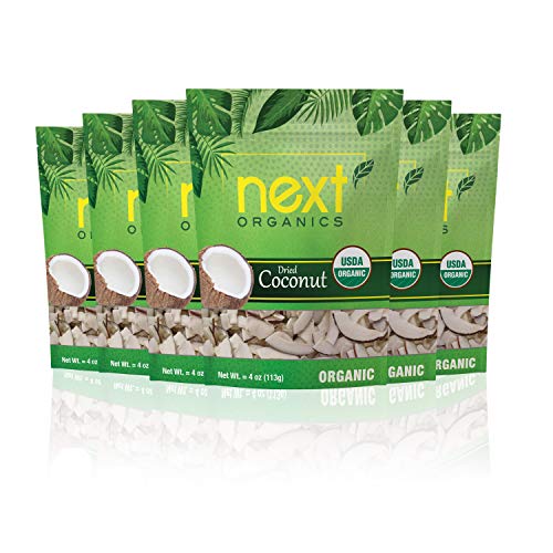 Next Organics Organische getrocknete Kokosnuss, 100 ml, 6 Stück (1 Stück) von Next Organics