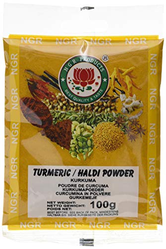 Ngr Turmericpulver / Kurkuma, 100g, 5er Pack (5 x 100 g Packung) von Ngr