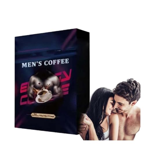 Drvorer Herren Coffee-Drvorer Energiekaffee für Herren, energiesteigernder Kaffee, Energieergänzungsmittel, das Geheimnis für starke Männer, Stärke, Energiekaffee für Männer (1 Box, Kaffee) von Niblido