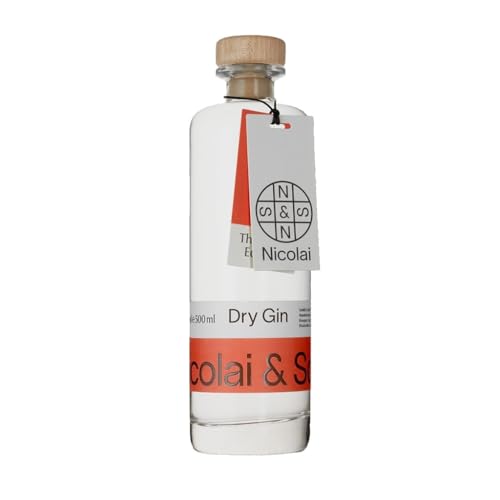 Nicolai & Sohn | Dry Gin | The Ruby Edition | Ihr Erfurter Original für den Gin Tonic Zuhause! | Thüringer Mikrodestillerie in Erfurt | 500 ml | 43,7% Vol | Einzelflasche von Nicolai & Sohn