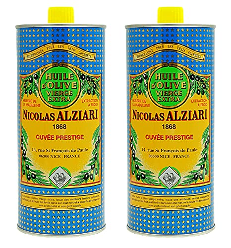 Nicolas Alziari - 2er Set - Natives Olivenöl Extra (Cuvee Prestige) 2 x 1 Liter von Nicolas Alziari