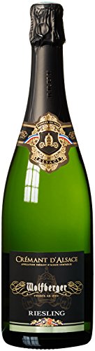 Wolfberger Crémant Riesling d'Alsace A.O.P. Brut Trocken (1 x 0.75 l) von Nicolas Napoléon