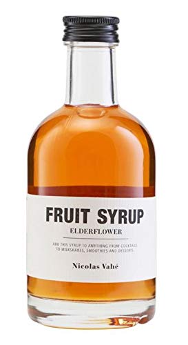 Nicolas Vahé - Fruchtsirup, Sirup - Holunderblüten Sirup - 200 ml - für Limonaden, Sekt, Cocktails, Desserts, Pfannkuchen etc. von Nicolas Vahé