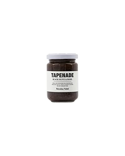 Nicolas Vahe Tapenade, Black Olive & Basil, 140 g von Nicolas Vahé