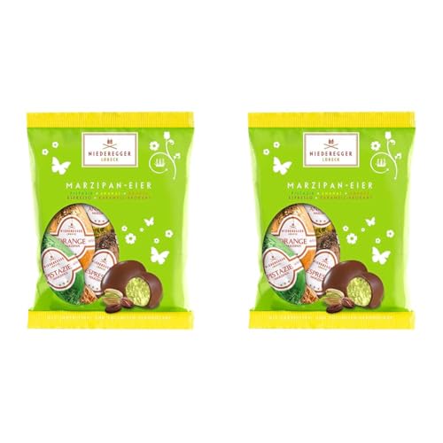 Niederegger Marzipan Eier Beutel fruchtig und nussig Schokolade mit Marzipan 85g (Packung mit 2) von Niederegger GmbH & Co. KG