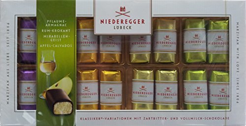 Niederegger Marzipan Klassiker Variationen alkoholisch, 3er Pack (3 x 200 g) … von Niederegger GmbH & Co. KG