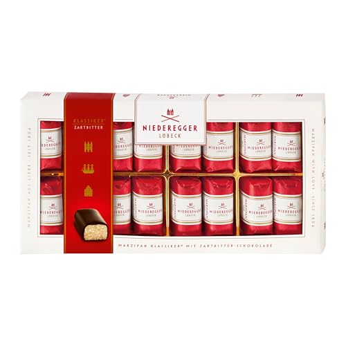 Niederegger Marzipan Klassiker umhüllt aus Zartbitter 71 Prozent 200 g (Packung mit 10) von Niederegger GmbH & Co. KG