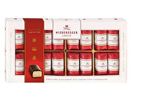 Niederegger Marzipan Klassiker umhüllt aus Zartbitter 71 Prozent 200 g von Niederegger