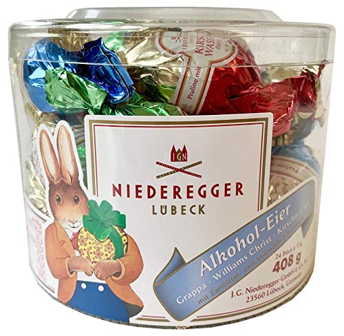 Niederegger, Alkohol Eier im Köcher g, 408 g von Niederegger