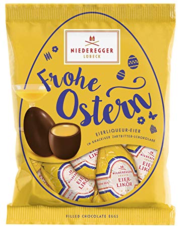 Niederegger - Eierliqueur-Eier Schokoladen-Ostereier mit Eierlikör - 5St/85g von Niederegger