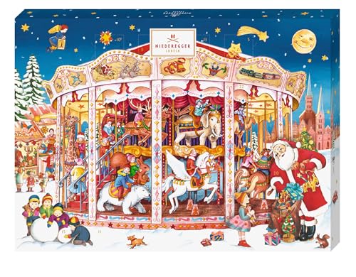 Niederegger Adventskalender Karussell 500g von Niederegger