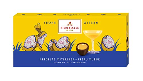 Niederegger Gefüllte Ostereier Eierliqueur, 4er Pack (4 x 100 g) von Niederegger