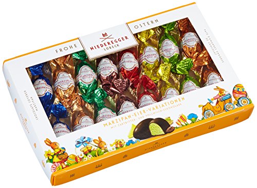 Niederegger Marzipan Eier Variationen, 6 fach sortiert, 1er Pack (1 x 250 g) von Niederegger