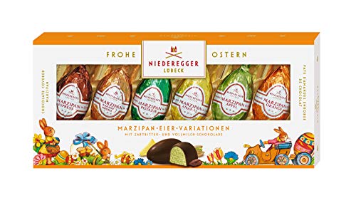 Niederegger Marzipan Eier Variationen, 6 fach sortiert, 2er Pack (2 x 100 g) von Niederegger