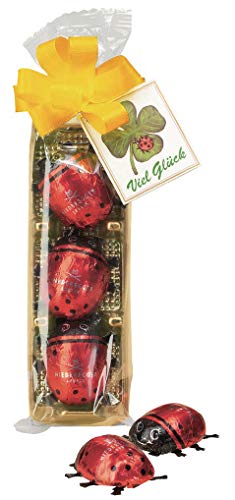 Niederegger Marzipan Glückskäfer im Beutel mit Schleife, 2er Pack (2 x 45 g) von Niederegger