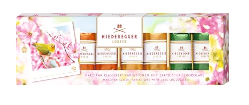 Niederegger Marzipan Klassiker Variationen blumigen Design 100g von Niederegger