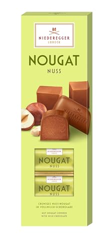 Niederegger Marzipan Nougat Riegel Nuss in Vollmilchschokolade 100g von Niederegger