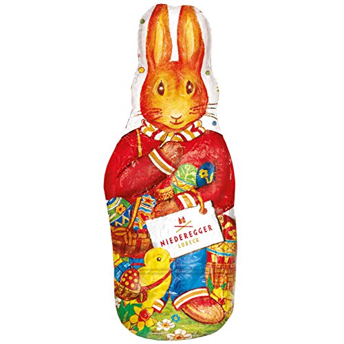 Niederegger Marzipan Osterhase, umhüllt von Zartbitterschokolade (1 x 100g) von Niederegger