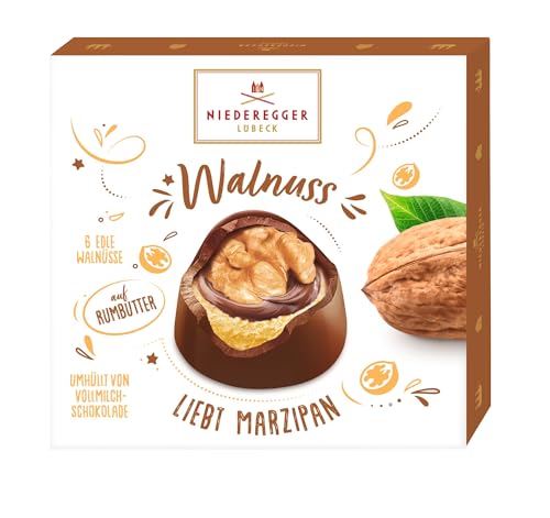 Niederegger Marzipan Pralinés 'Walnuss', 2er Pack (2 x 102 g) von Niederegger