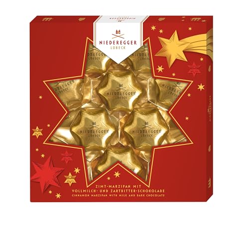 Niederegger Marzipan Zimtsterne, (1 x 125 g) von Niederegger