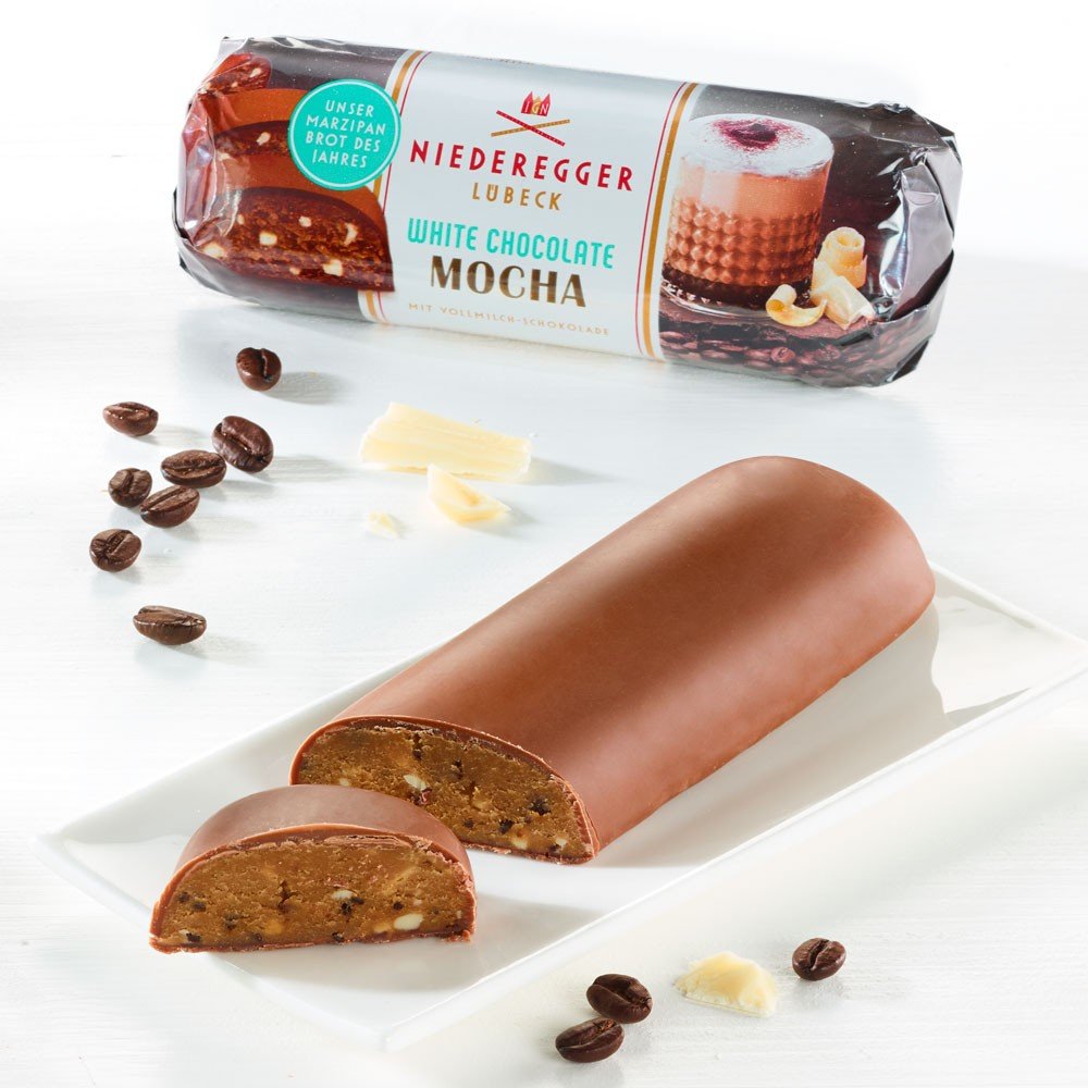Niederegger Marzipanbrot des Jahres Weiße Schokolade-Mocca von Niederegger