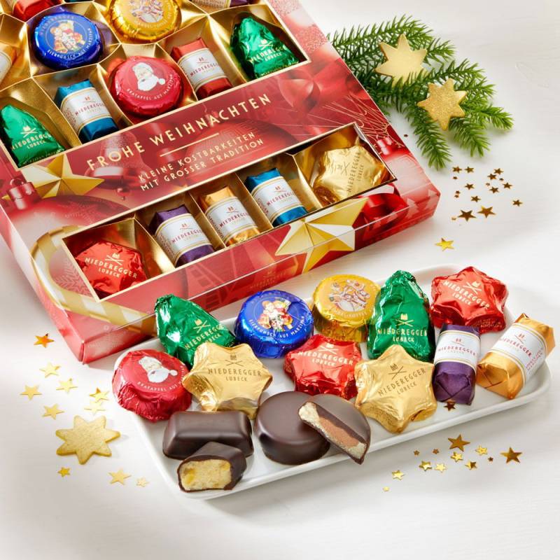 Niederegger Marzipanerie "Frohe Weihnachten" von Niederegger