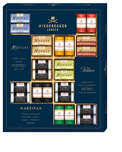 Niederegger Meisterselektion, eine Selektion aus den feinsten Marzipan, Nougat und Trüffel Kreationen, 1er Pack (1 x 500g) von Niederegger