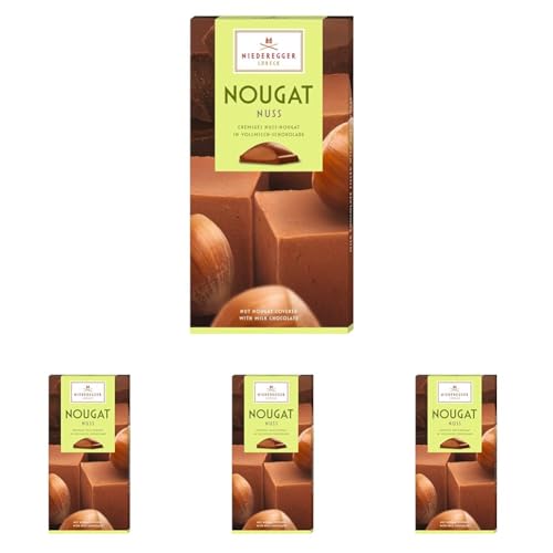 Niederegger Nougat Tafel Nuss, 100 g (Packung mit 4) von Niederegger