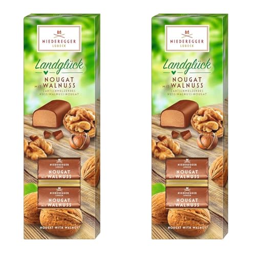 Niederegger Nougat mit Walnuss, 100 g (Packung mit 2) von Niederegger