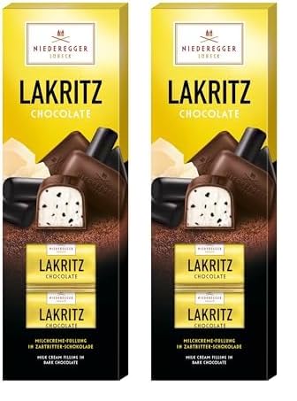 Niederegger Pralinen Klassiker 'Lakritz' 100g (Packung mit 2) von Niederegger