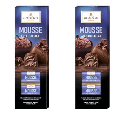 Niederegger Pralinen Klassiker 'Mousse au Chocolat' 100g (Packung mit 2) von Niederegger