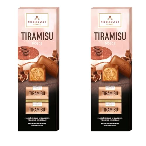 Niederegger Pralinen Klassiker 'Tiramisu Dolce' 100g (Packung mit 2) von Niederegger