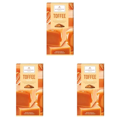 Niederegger Pralinen Tafel 'Toffee Salted' 100g (Packung mit 3) von Niederegger