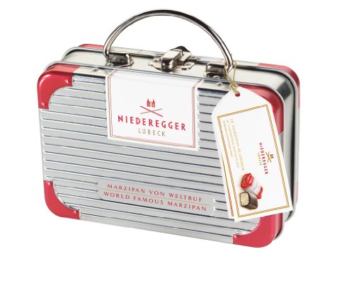 Niederegger Reise-Koffer gefüllt. mit Marzipan Klassiker, 1er Pack (1 x 200 g) von Niederegger