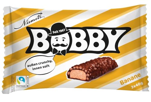 Niemetz Bobby Schokolade Riegel - 120g Banane 3er x 24 (box 3 x 24) von Niemetz