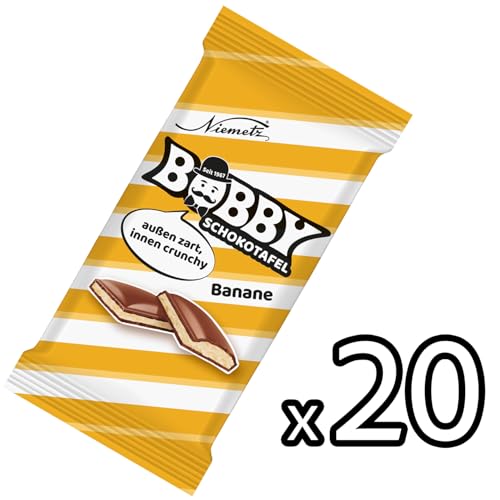 Niemetz Bobby Schokolade Tafel 88g Banane x 20 (20 pcs case) von Niemetz