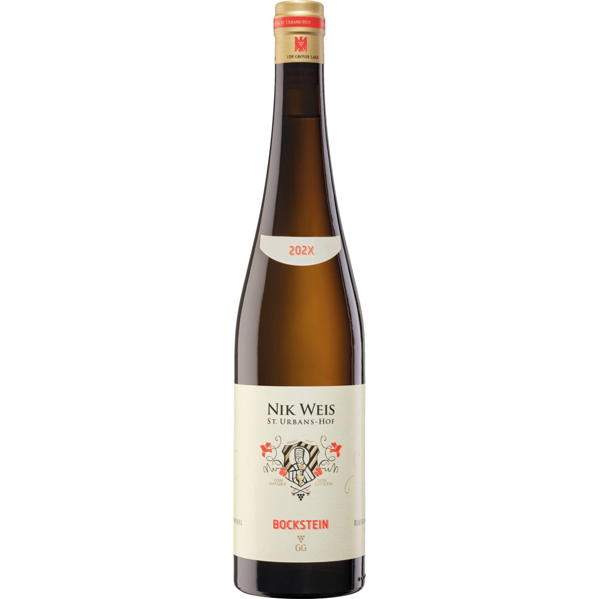 Nik Weis Bockstein Riesling GG, Trocken, Mosel, Mosel, 2020, Weißwein von Nik Weis – St. Urbans-Hof, -54340 Leiwen