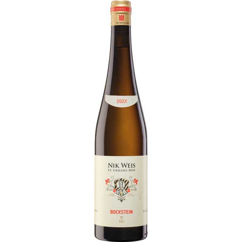 Nik Weis Bockstein Riesling GG, Trocken, Mosel, Mosel, 2021, Weißwein von Nik Weis – St. Urbans-Hof, -54340 Leiwen