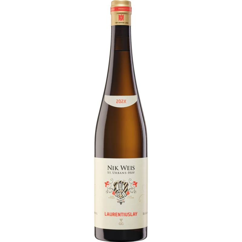 Nik Weis Laurentiuslay Riesling GG, Trocken, Mosel, Mosel, 2017, Weißwein von Nik Weis – St. Urbans-Hof, -54340 Leiwen