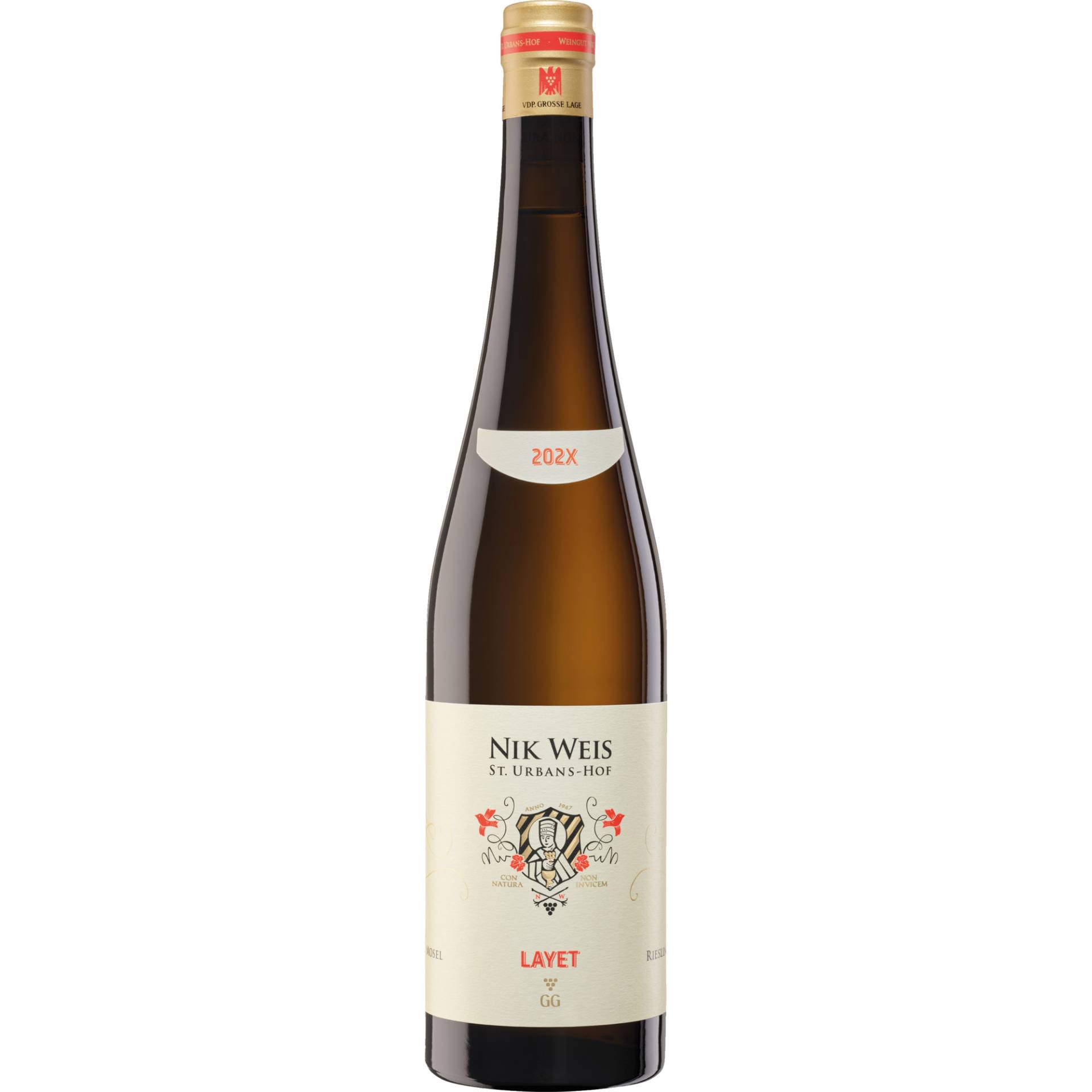 Nik Weis Layet Riesling GG, Trocken, Mosel, Mosel, 2020, Weißwein von Nik Weis – St. Urbans-Hof, -54340 Leiwen