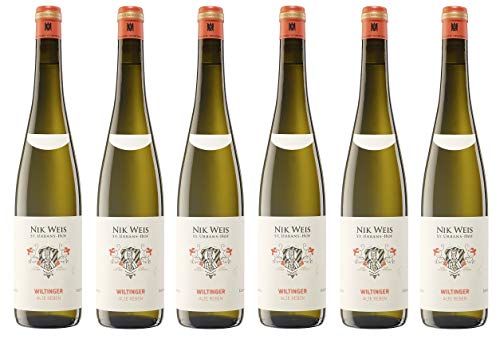 6x 0,75l - 2022er - Nik Weis - St. Urbans-Hof - Wiltinger Riesling - Alte Reben - feinherb - VDP.Ortswein - Qualitätswein Mosel - Deutschland - Weißwein halbtrocken von Nik Weis - St. Urbans-Hof