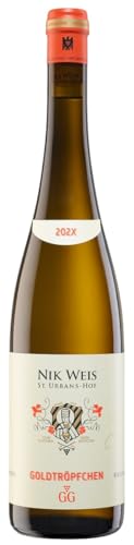 Nik Weis Goldtröpfchen Riesling GG Trocken Jahrgang 2021 (12,5% Vol). 6x 0,75 L von Nik Weis