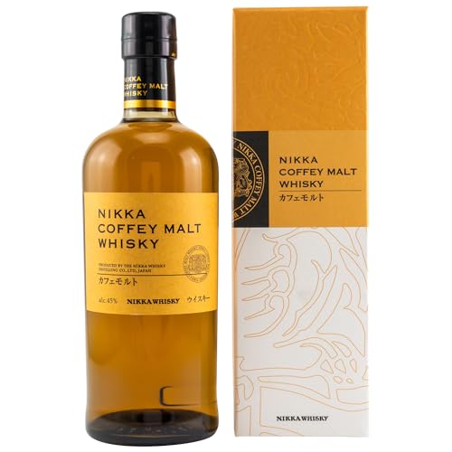 Nikka I Coffey Malt Whisky I inklusive Geschenkverpackung I Zitrusfruchtige und pikante Aromen I 45% Vol. I 700 ml von Nikka