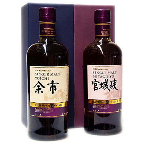 Nikka Whisky Yoichi & Miyagikyo Rum Wood Finish (2 x 0,7) von Nikka