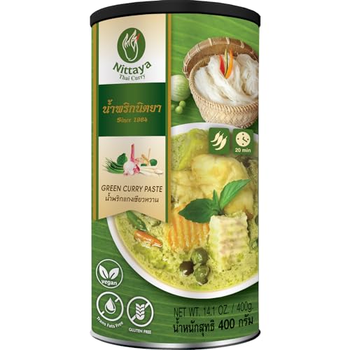 NITTAYA - Grüne Currypaste (Vegan) - (1 X 400 GR) von Nittaya