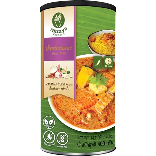 NITTAYA - Masaman Currypaste (Vegan) - (1 X 400 GR) von Nittaya