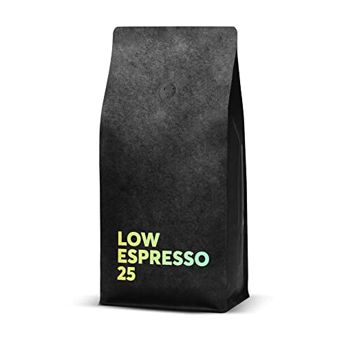 No Coffee® Low Espresso Bohnen entkoffeiniert 25% Koffein (250g) Premium Bio Espresso entkoffeiniert | Decaf Coffee | Entkoffeinierter Espresso Kaffee | Espresso koffeinfrei | Decaffeinato Bohnen von NO COFFEE THE GOOD DECAF