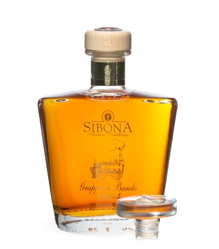 Sibona RISERVA SPECIALE Grappa di Barolo MILLESIMATA 44% Vol. 0,7l in Holzkiste von Nº1 SIBONA