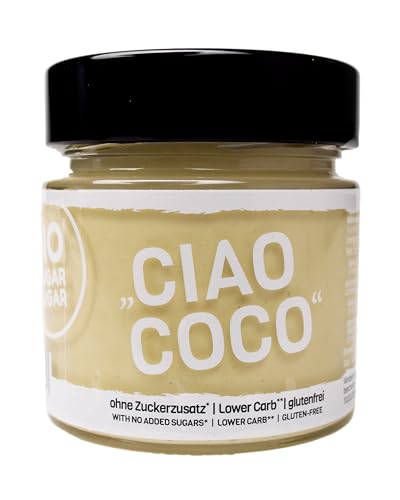 NO SUGAR SUGAR Aufstrich Kokosnuss "Ciao Coco", ohne Zuckerzusatz 1x200g von NoSugarSugar