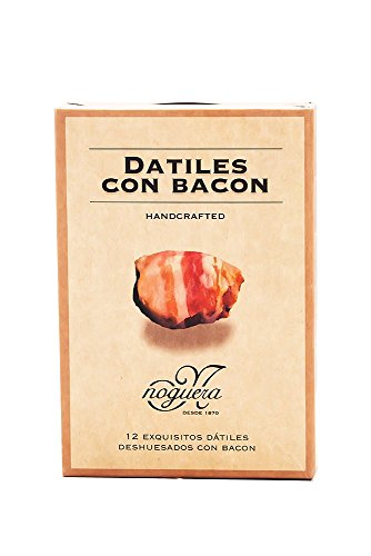 Noguera Datteln im Speckmantel - Handgerollt 12er Pack (1 x 150 g) von Noguera